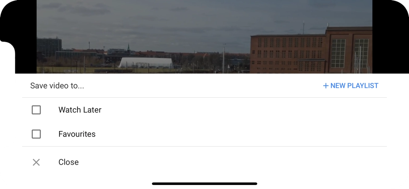Press the required playlist.