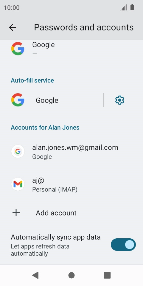 Press the Home key to return to the home screen.