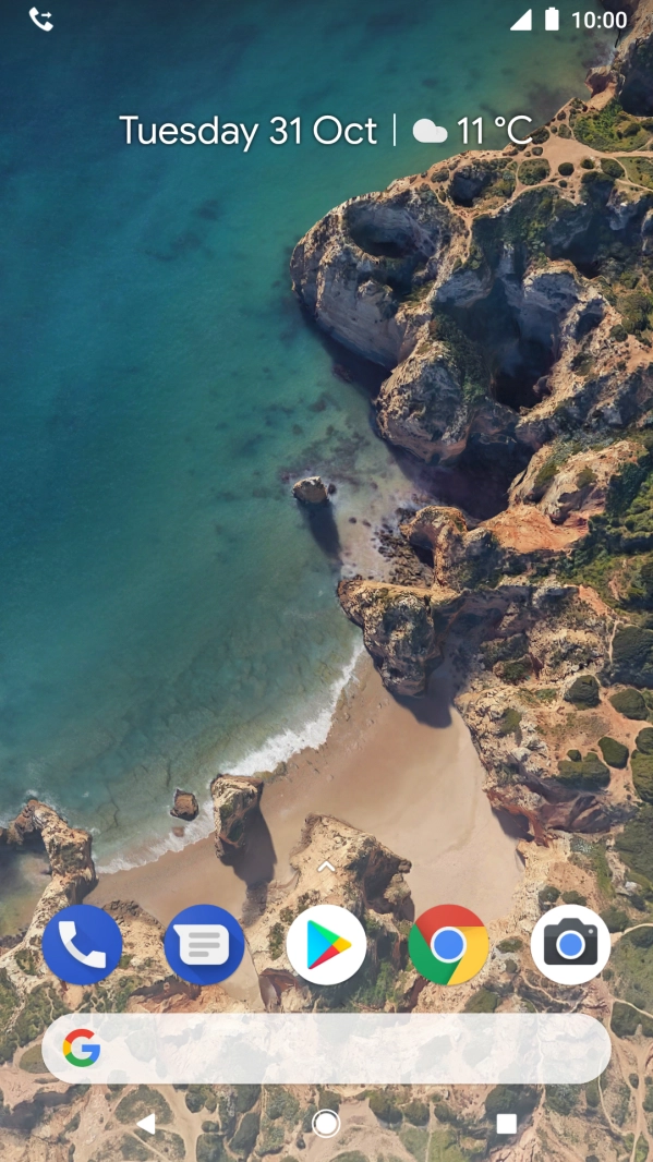 The divert icon shows that all incoming calls are diverted.