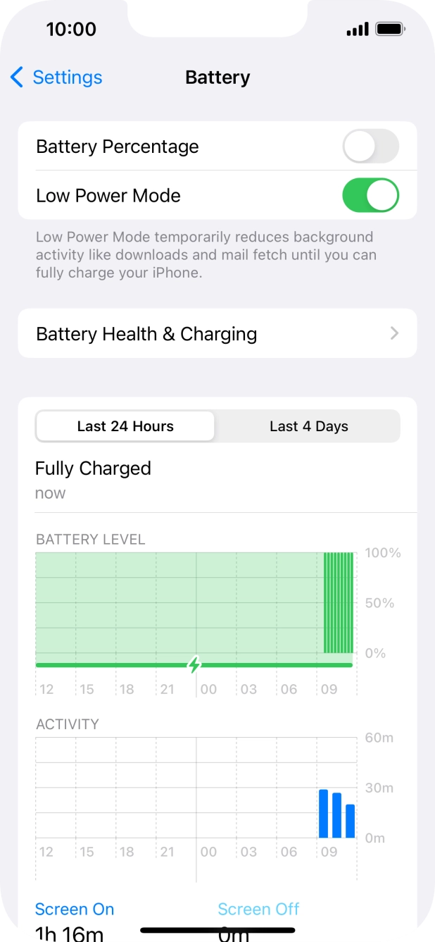 Slide your finger upwards starting from the bottom of the screen to return to the home screen.