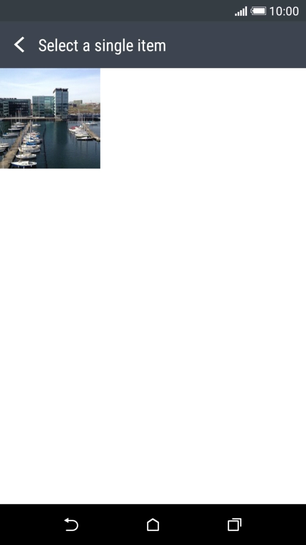 Press the required picture.