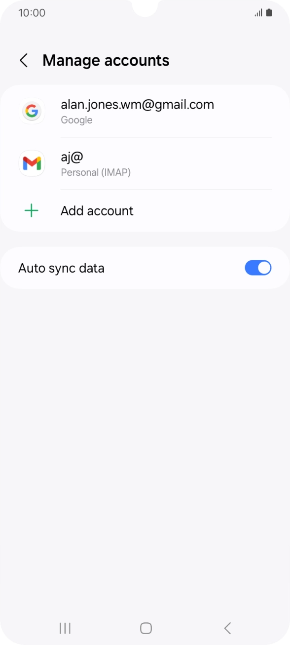 Press the Home key to return to the home screen.