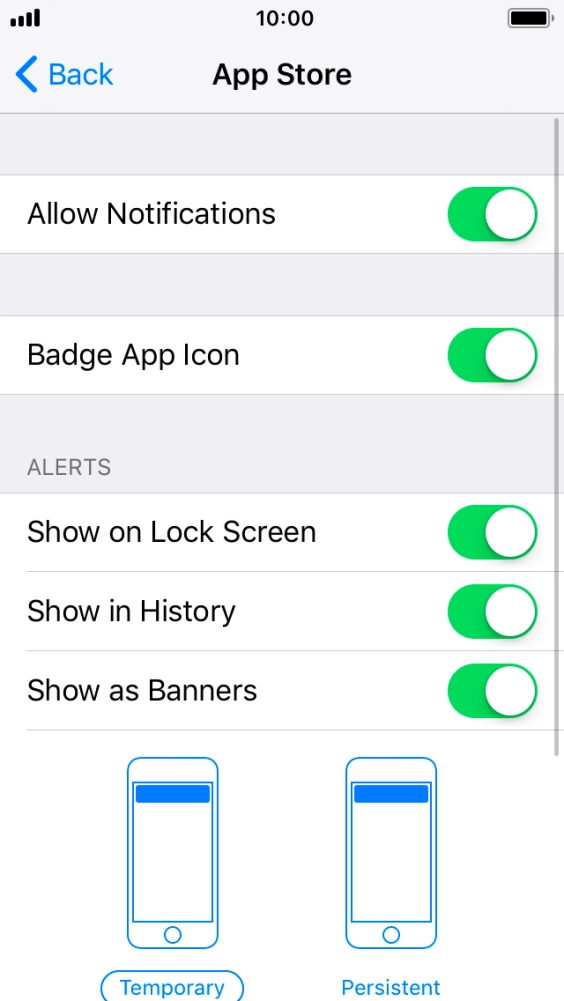 Press the indicator next to Press the indicator next to