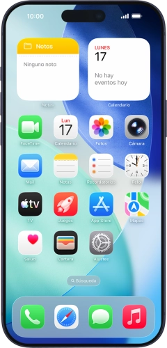 Imagen 1: Vista frontal del Apple iPhone 17 Pro Max - LightSkyBlue