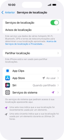 Prima a app pretendida.
