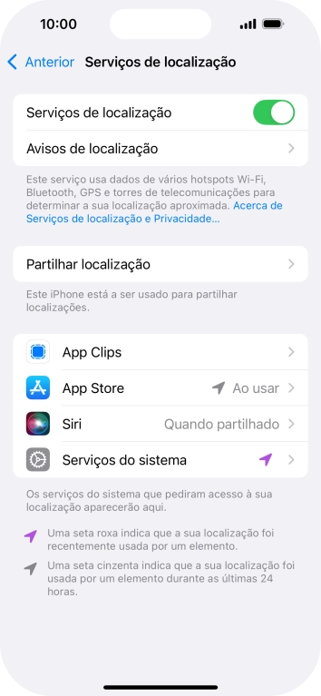 Prima a app pretendida.