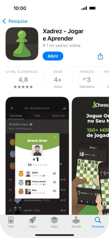 Para voltar ao ecrã inicial, deslize o dedo de baixo para cima a partir da base do ecrã.