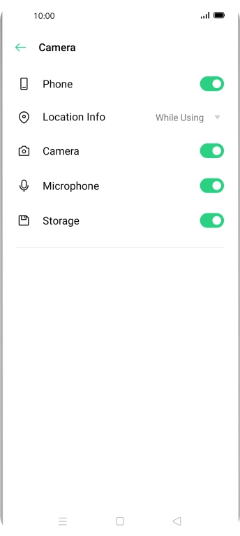 Press the drop down list next to 'Location Info'. Press the drop down list next to 'Location Info'.