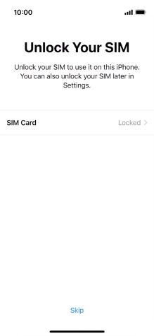 Press SIM Card.