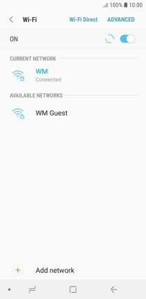 Press the Home key to return to the home screen.