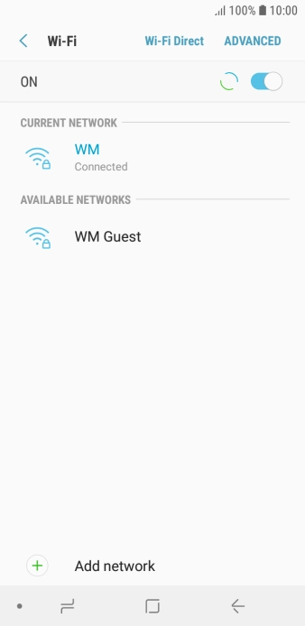 Press the Home key to return to the home screen.
