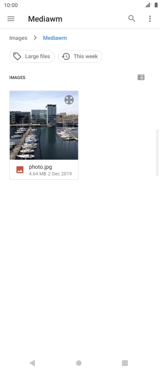 Press the required picture. Press the required picture.