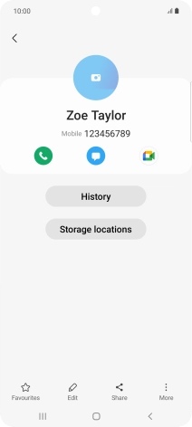 Press the Home key to return to the home screen.