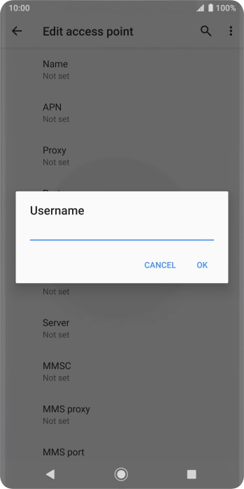 Key in o2wap and press OK. Key in o2wap and press OK.