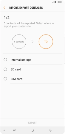Press SIM card.