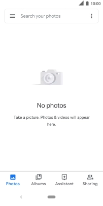 Press Albums and go to the required folder.