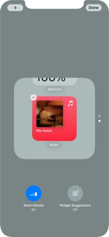 Press Smart Rotate to turn the function on or off.