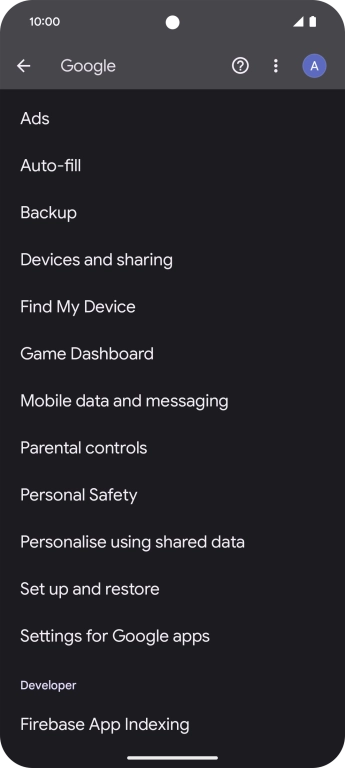 Press Find My Device.