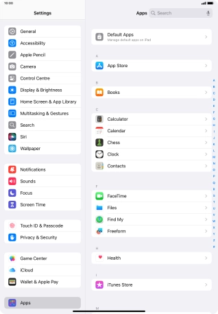 Press App Store.