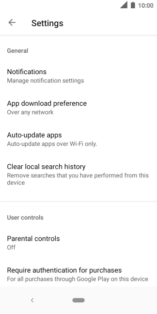 Press Auto-update apps. Press Auto-update apps.