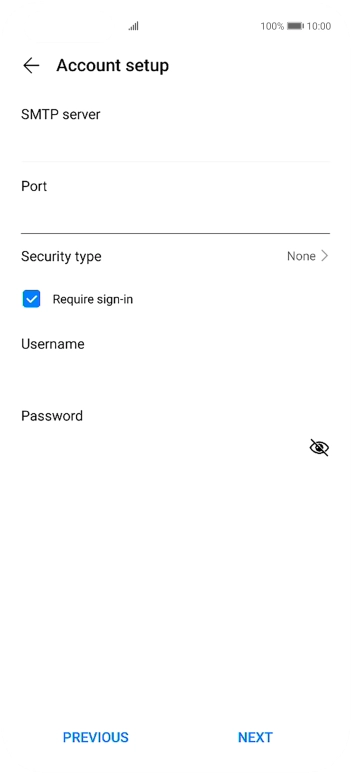 Press Security type. Press Security type.