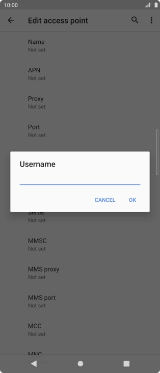 Key in o2wap and press OK. Key in o2wap and press OK.
