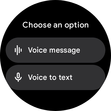 Press the required setting and follow the instructions on the screen to record and send the required reply.