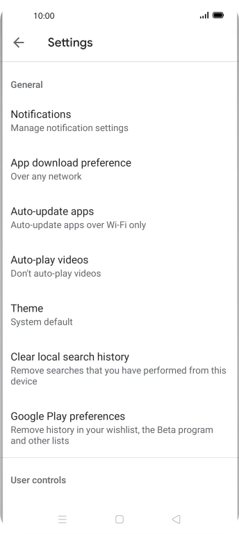 Press Auto-update apps. Press Auto-update apps.