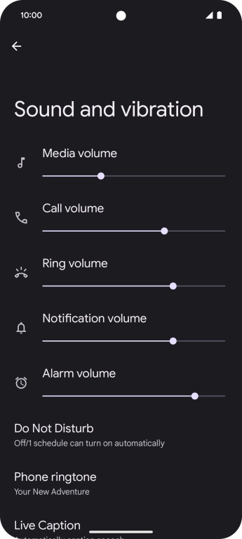 Press Phone ringtone.