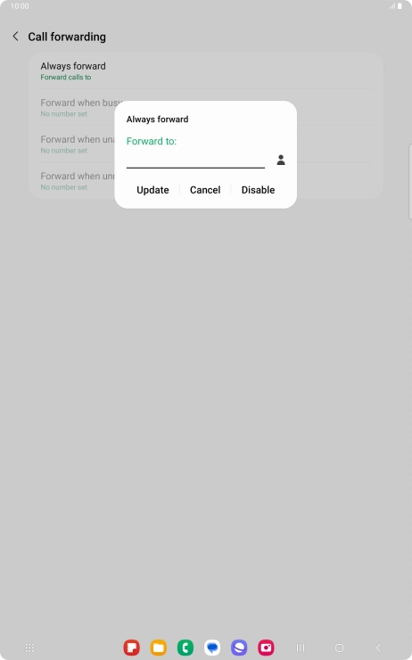 Press Disable.