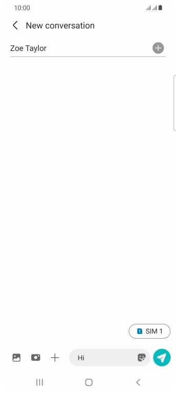Press the picture icon. Press the picture icon.