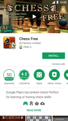 Press INSTALL and follow the instructions on the screen to install the app.