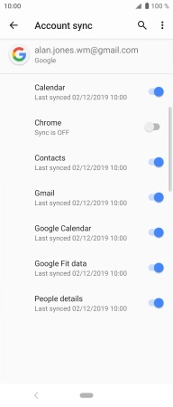 Press the Home key to return to the home screen.