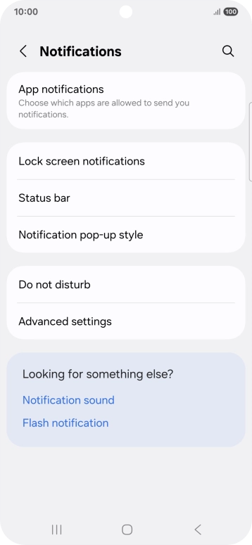 Press App notifications. Press App notifications.
