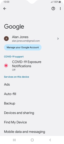 Press Find My Device.