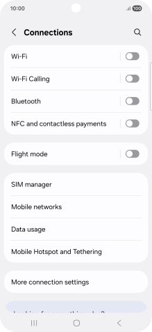 Press Bluetooth.