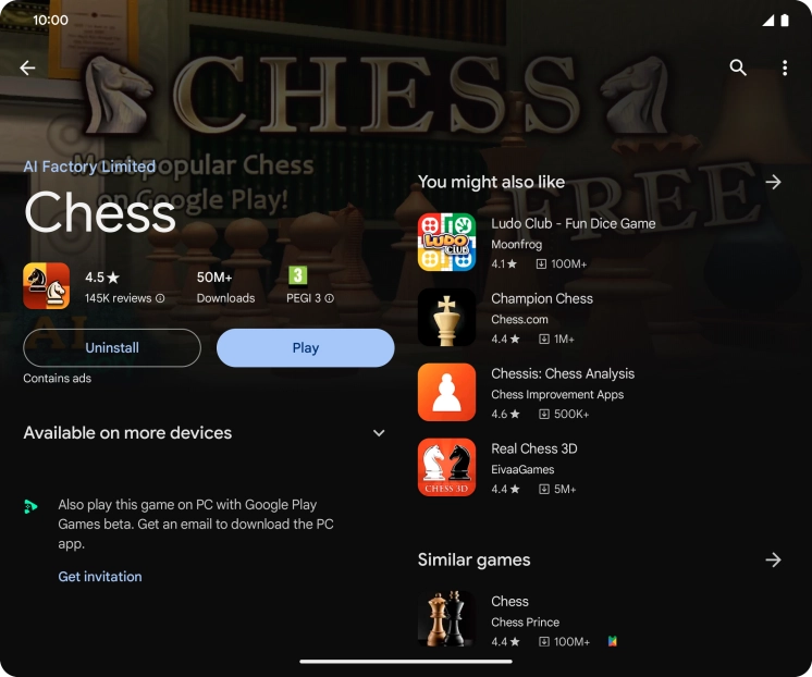 Press Uninstall.