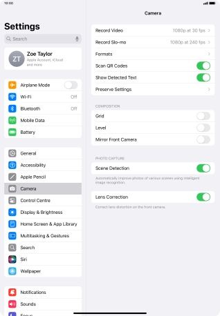 Slide your finger upwards starting from the bottom of the screen to return to the home screen.