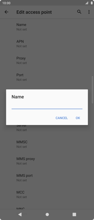Key in O2 UK MMS and press OK. Key in O2 UK MMS and press OK.