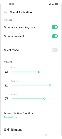 Press ‹SIM› Ringtone.