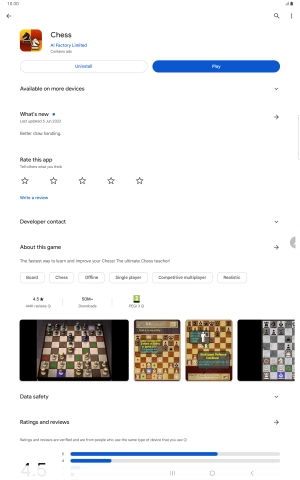 Press Uninstall.