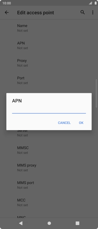 Key in wap.o2.co.uk and press OK. Key in wap.o2.co.uk and press OK.