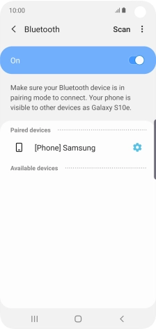 Press the Home key to return to the home screen.