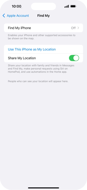 Press Find My iPhone.