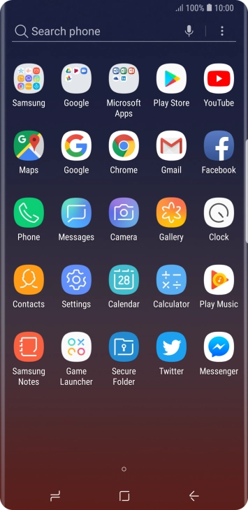 Press Samsung. Press Samsung.