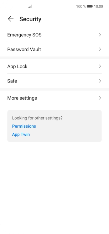 Press More settings.