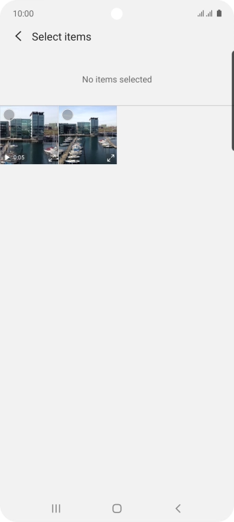Press the required picture. Press the required picture.