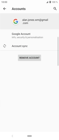 Press Account sync.