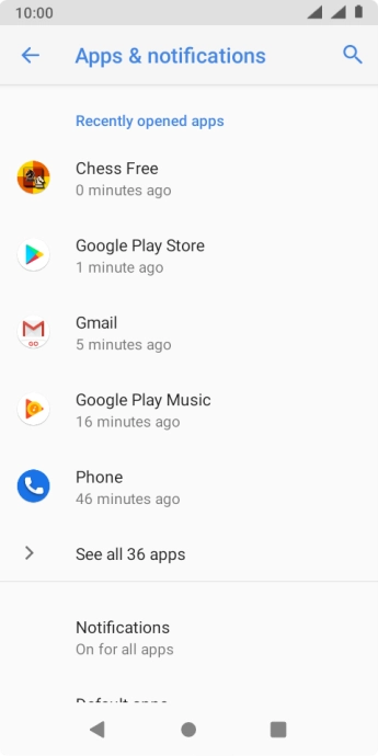 Press See all apps. Press See all apps.