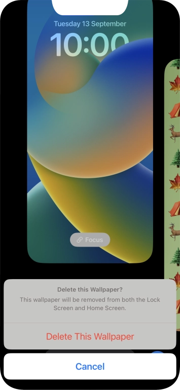 Press Delete This Wallpaper.